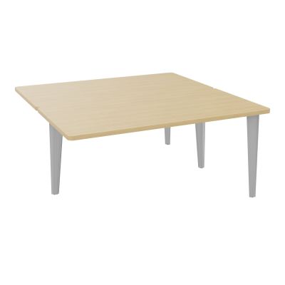 4L BUREAUX PIEDS PARTAGES POLE 2 SUIVANT L160XP160CM PRE PERCE OBT - PIED FX ELECTR R1 SA