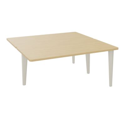 4L BUREAUX PIEDS PARTAGES POLE 2 SUIVANT L160XP160CM PRE PERCE OBT - PIED FX ELECTR R1 ZC