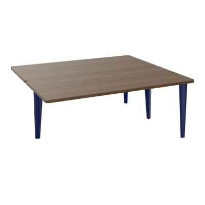 4L BUREAUX PIEDS PARTAGES POLE 2 SUIVANT L180XP160CM PRE PERCE OBT - PIED FX ELECTR N6 X4