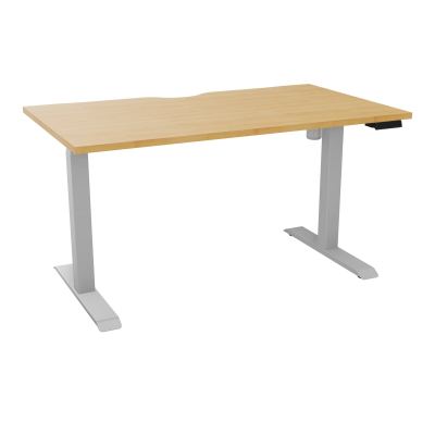 LUTZ 2 BUREAU L140 P80CM EP25 PLAT.ECHANCRURE MOTORISE EUR  R5 Z4