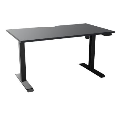 LUTZ 2 BUREAU L140 P80CM EP25 PLAT.ECHANCRURE MOTORISE EUR  R9 SG