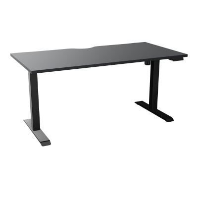 LUTZ 2 BUREAU L160 P80CM EP25 PLAT.ECHANCRURE MOTORISE EUR  R9 SG