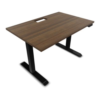 LUTZ 2 BUREAU L120 P80CM EP25 DECOUP.1TRAPPE 24X12 MOTORISE+GOULOTTE EUR N6 SG