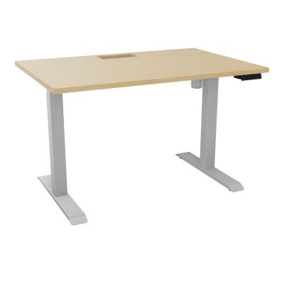 LUTZ 2 BUREAU L120 P80CM EP25 DECOUP.1TRAPPE 24X12 MOTORISE+GOULOTTE EUR  R1 Z4