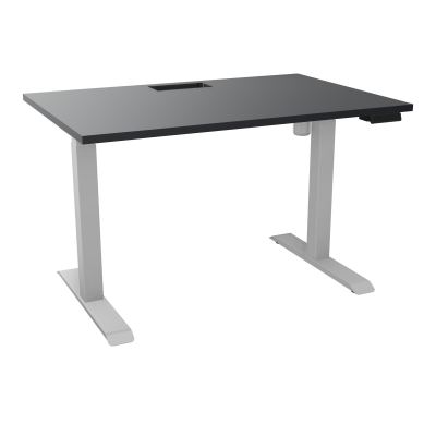 LUTZ 2 BUREAU L120 P80CM EP25 DECOUP.1TRAPPE 24X12 MOTORISE+GOULOTTE EUR  R9 Z4