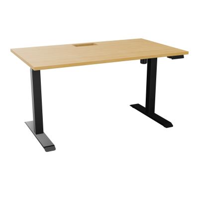 LUTZ 2 BUREAU L140 P80CM EP25 DECOUP.1TRAPPE 24X12 MOTORISE+GOULOTTE EUR  R5 SG