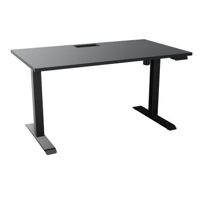 LUTZ 2 BUREAU L140 P80CM EP25 DECOUP.1TRAPPE 24X12 MOTORISE+GOULOTTE EUR  R9 SG