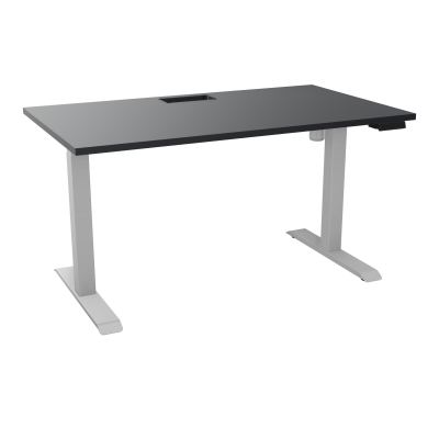 LUTZ 2 BUREAU L140 P80CM EP25 DECOUP.1TRAPPE 24X12 MOTORISE+GOULOTTE EUR  R9 Z4