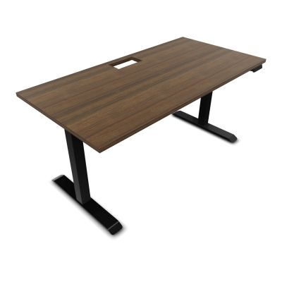 LUTZ 2 BUREAU L160 P80CM EP25 DECOUP.1TRAPPE 24X12 MOTORISE+GOULOTTE EUR N6 SG