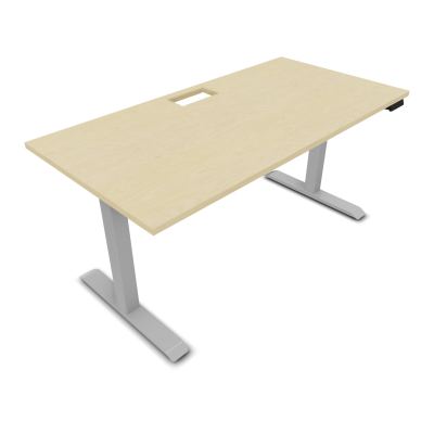 LUTZ 2 BUREAU L160 P80CM EP25 DECOUP.1TRAPPE 24X12 MOTORISE+GOULOTTE EUR N8 Z4