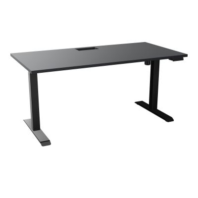 LUTZ 2 BUREAU L160 P80CM EP25 DECOUP.1TRAPPE 24X12 MOTORISE+GOULOTTE EUR  R9 SG