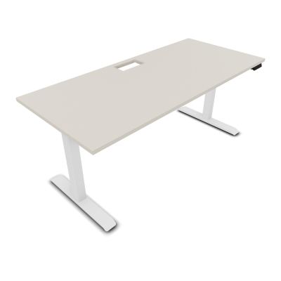 LUTZ 2 BUREAU L180 P80CM EP25 DECOUP.1TRAPPE 24X12 MOTORISE+GOULOTTE EUR N5 SO