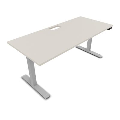 LUTZ 2 BUREAU L180 P80CM EP25 DECOUP.1TRAPPE 24X12 MOTORISE+GOULOTTE EUR N5 Z4