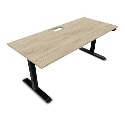 LUTZ 2 BUREAU L180 P80CM EP25 DECOUP.1TRAPPE 24X12 MOTORISE+GOULOTTE EUR R3 SG