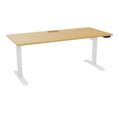 LUTZ 2 BUREAU L180 P80CM EP25 DECOUP.1TRAPPE 24X12 MOTORISE+GOULOTTE EUR  R5 SO