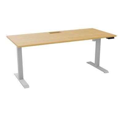 LUTZ 2 BUREAU L180 P80CM EP25 DECOUP.1TRAPPE 24X12 MOTORISE+GOULOTTE EUR  R5 Z4