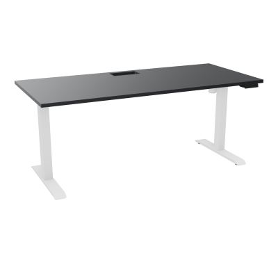 LUTZ 2 BUREAU L180 P80CM EP25 DECOUP.1TRAPPE 24X12 MOTORISE+GOULOTTE EUR  R9 SO