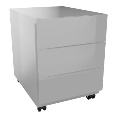 CAISSON MOB METAL 3T 42X80 +TIRETTE PLUMIER SB