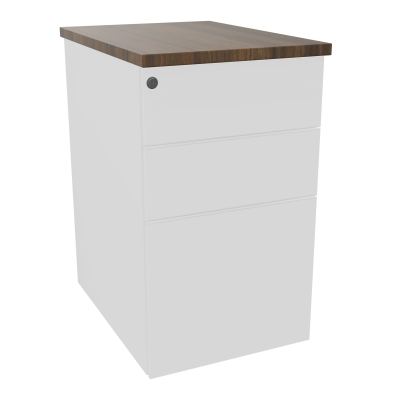 CAISSON HB METAL 3T P.60 L.43,2 H.73,5 CM DONT 1 DS TOP MELAMINE