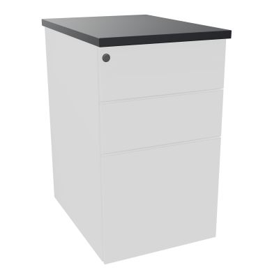 CAISSON HB METAL 3T P.60 L.43,2 H.73,5 CM DONT 1 DS TOP MELAMINE