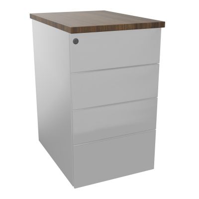 CAISSON HB METAL 4T PLT P.60L.43,2 H.73,5 CM TOP MELAMINE