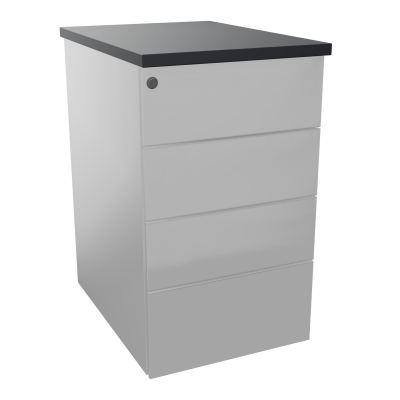 CAISSON HB METAL 4T PLT P.60L.43,2 H.73,5 CM TOP MELAMINE