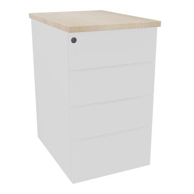 CAISSON HB METAL 4T PLT P.60L.43,2 H.73,5 CM TOP MELAMINE SO RZ