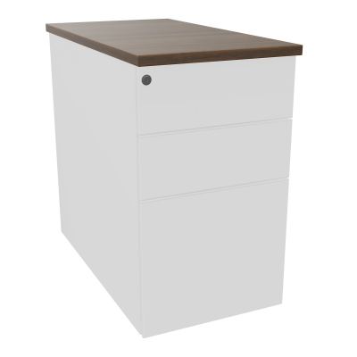 CAISSON HB METAL 3T P.80 L.43,2 H.73,5 CM DONT 1 DS TOP MELAMINE