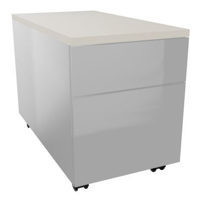 CAISSON MOB METAL 2T 43,2X80,2XH57,4 CM TOP MELAMINE