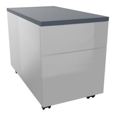 CAISSON MOB METAL 2T 43,2X80,2XH57,4 CM TOP MELAMINE
