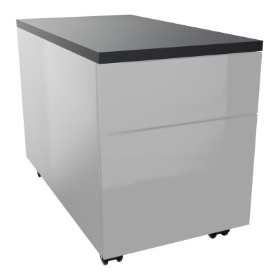 CAISSON MOB METAL 2T 43,2X80,2XH57,4 CM TOP MELAMINE