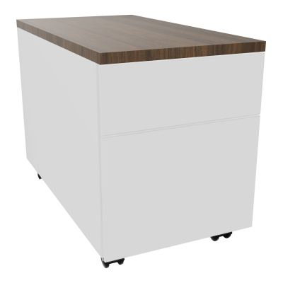 CAISSON MOB METAL 2T 43,2X80,2XH57,4 CM TOP MELAMINE