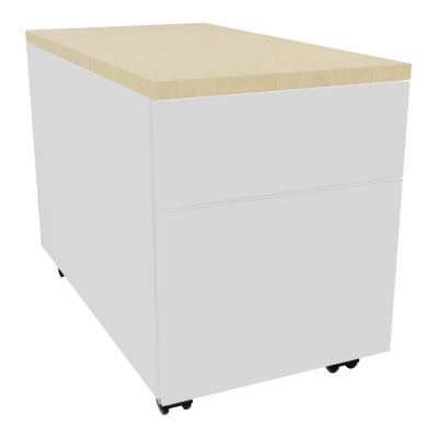 CAISSON MOB METAL 2T 43,2X80,2XH57,4 CM TOP MELAMINE