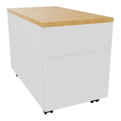 CAISSON MOB METAL 2T 43,2X80,2XH57,4 CM TOP MELAMINE