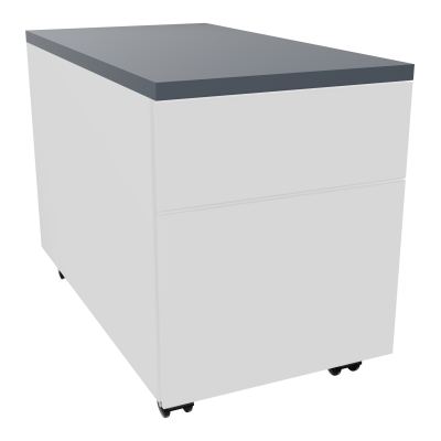 CAISSON MOB METAL 2T 43,2X80,2XH57,4 CM TOP MELAMINE