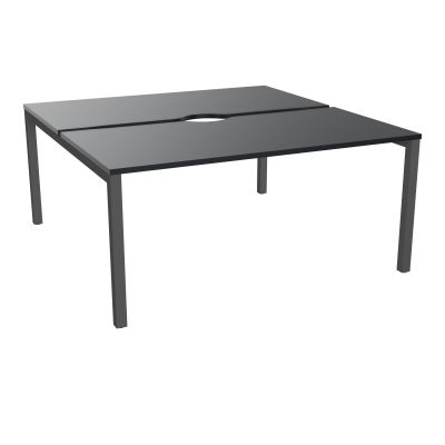 ARIAL BENCH DEP.2 PLT L160XP80 EP25MM ECHANCRE PIED ARCHE CARREE FX  R9 SC