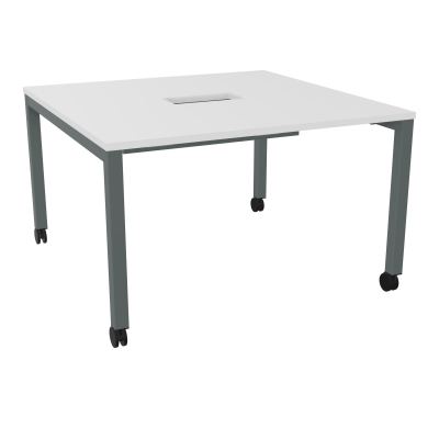 ARIAL T L120XP120XH73,5 PERCE TRAPPE DOUBLE ACCES + GOULOTTE PIED ARCHE CARREE MOBILE