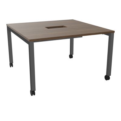 ARIAL T L120XP120XH73,5 PERCE TRAPPE DOUBLE ACCES + GOULOTTE PIED ARCHE CARREE MOBILE