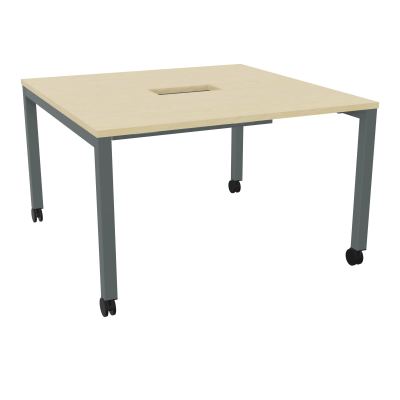 ARIAL T L120XP120XH73,5 PERCE TRAPPE DOUBLE ACCES + GOULOTTE PIED ARCHE CARREE MOBILE