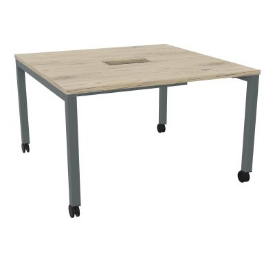 ARIAL T L120XP120XH73,5 PERCE TRAPPE DOUBLE ACCES + GOULOTTE PIED ARCHE CARREE MOBILE