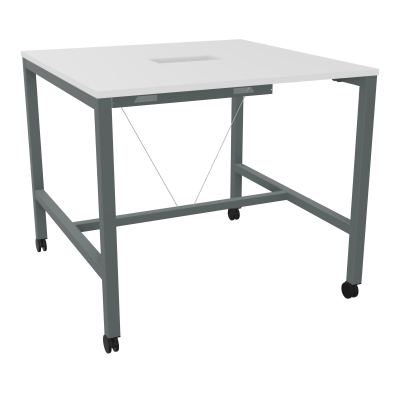 ARIAL T L120XP120XH104,5 PERCE TRAPPE DOUBLE ACCES + GOULOTTE PIED ARCHE CARREE MOBILE
