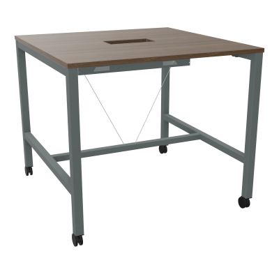 ARIAL T L120XP120XH104,5 PERCE TRAPPE DOUBLE ACCES + GOULOTTE PIED ARCHE CARREE MOBILE