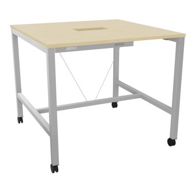 ARIAL T L120XP120XH104,5 PERCE TRAPPE DOUBLE ACCES + GOULOTTE PIED ARCHE CARREE MOBILE