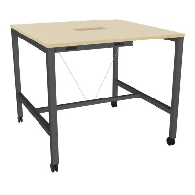 ARIAL T L120XP120XH104,5 PERCE TRAPPE DOUBLE ACCES + GOULOTTE PIED ARCHE CARREE MOBILE
