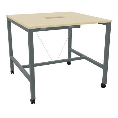ARIAL T L120XP120XH104,5 PERCE TRAPPE DOUBLE ACCES + GOULOTTE PIED ARCHE CARREE MOBILE