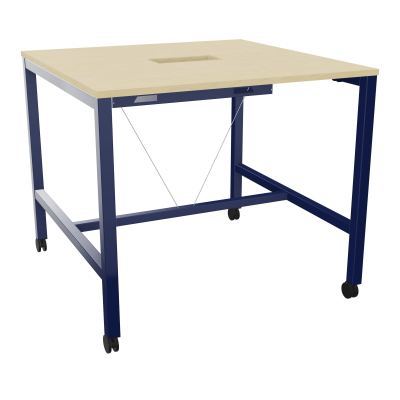 ARIAL T L120XP120XH104,5 PERCE TRAPPE DOUBLE ACCES + GOULOTTE PIED ARCHE CARREE MOBILE