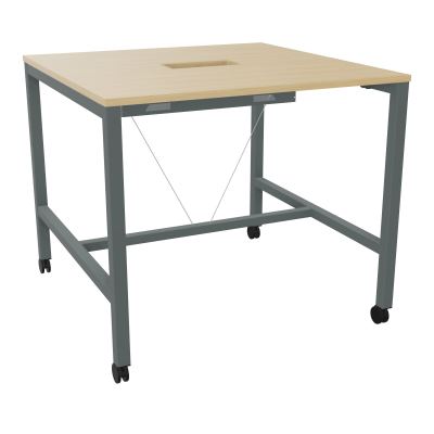 ARIAL T L120XP120XH104,5 PERCE TRAPPE DOUBLE ACCES + GOULOTTE PIED ARCHE CARREE MOBILE R1