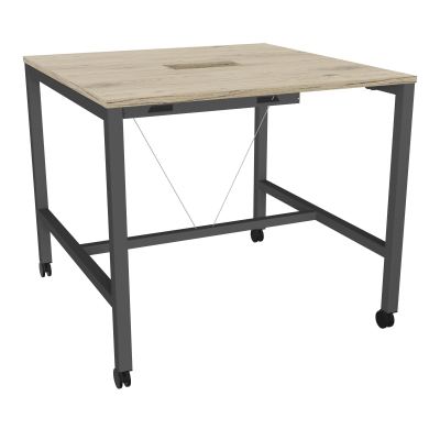 ARIAL T L120XP120XH104,5 PERCE TRAPPE DOUBLE ACCES + GOULOTTE PIED ARCHE CARREE MOBILE