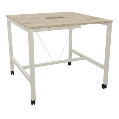 ARIAL T L120XP120XH104,5 PERCE TRAPPE DOUBLE ACCES + GOULOTTE PIED ARCHE CARREE MOBILE