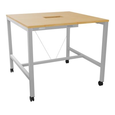 ARIAL T L120XP120XH104,5 PERCE TRAPPE DOUBLE ACCES + GOULOTTE PIED ARCHE CARREE MOBILE R5